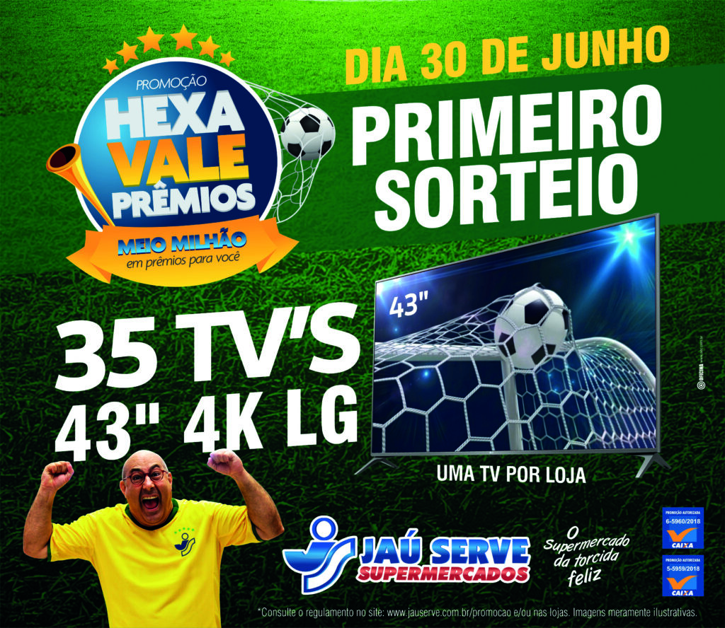 ANÚNCIO-PRIMEIRO-SORTEIO-30X26-1024x888 Jau Serve realiza primeiro sorteio da promoção Hexa Vale Prêmios