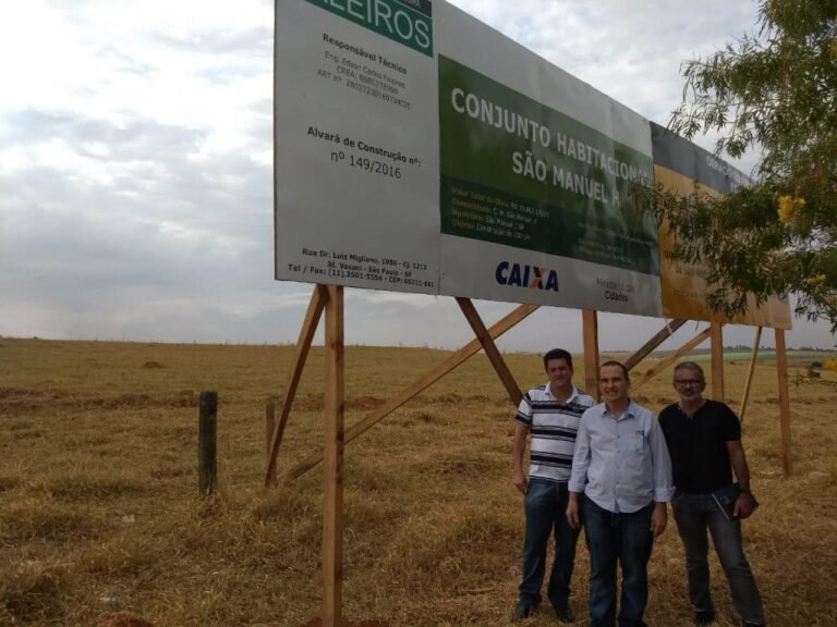 Após duas décadas, começa a construção de casas populares em São Manuel
