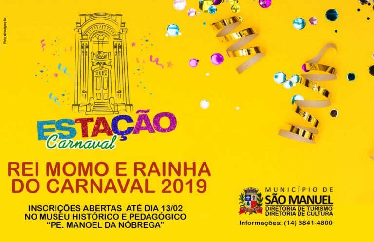Inscrições para rei momo e rainha do carnaval vão até dia 13