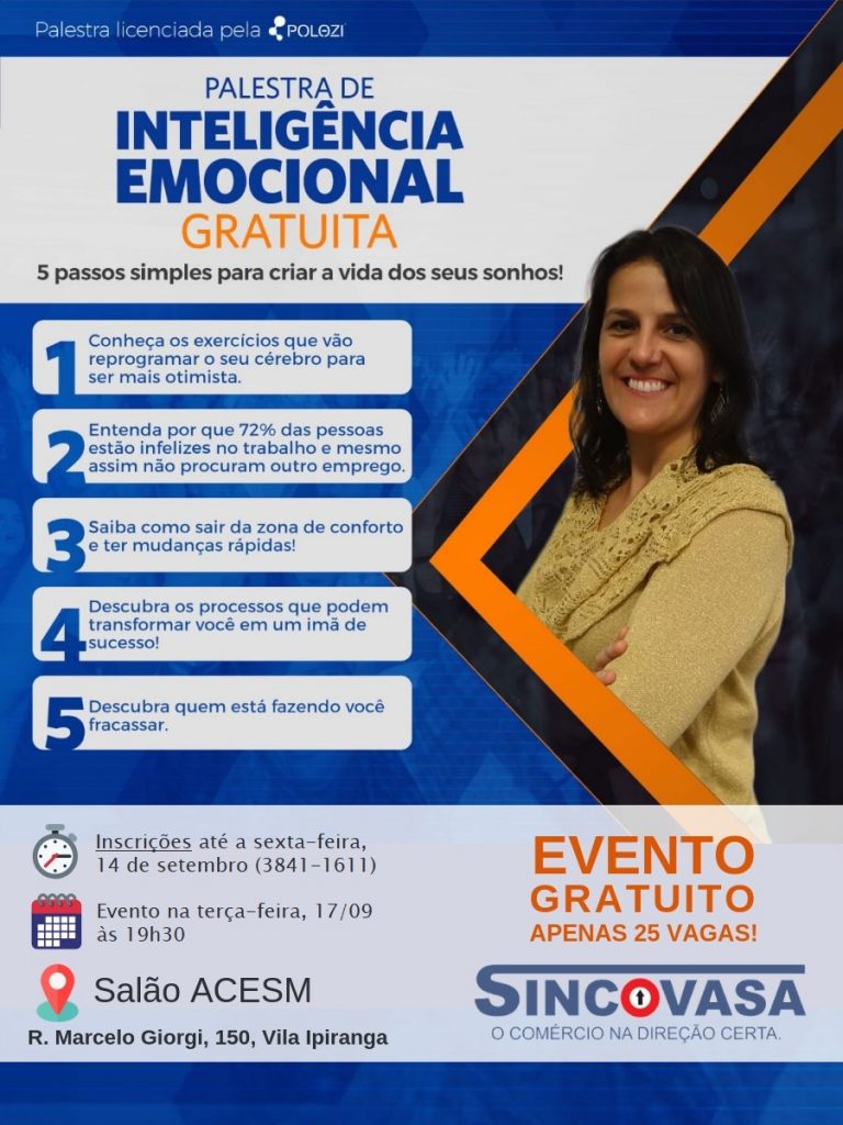 palestra-768x1024 Sincovasa oferecerá palestra gratuita de Inteligência Emocional