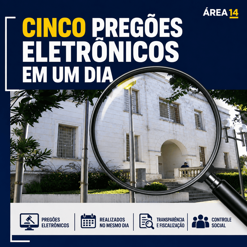 SÃO MANUEL ABRE CINCO PREGÕES ELETRÔNICOS EM UM ÚNICO DIA