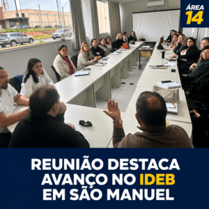 REUNIÃO NA SECRETARIA DA EDUCAÇÃO DESTACA AVANÇO NO IDEB E OUVE DEMANDAS DAS ESCOLAS