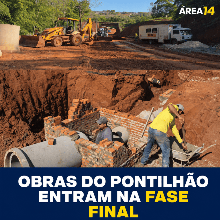 OBRAS DO PONTILHÃO ENTRAM NA FASE FINAL E TRÂNSITO DEVE SER LIBERADO EM ATÉ DUAS SEMANAS