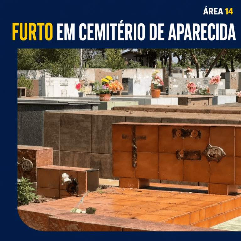 CEMITÉRIO DE APARECIDA DE SÃO MANUEL É ALVO DE FURTO NA MADRUGADA