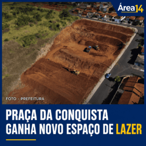 OBRA DA PRAÇA DA CONQUISTA MOBILIZA MIL CAMINHÕES DE TERRA E GANHA CONTINUIDADE COM VOTAÇÃO NA CÂMARA