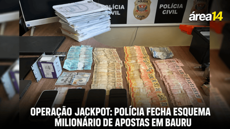 OPERAÇÃO JACKPOT: POLÍCIA FECHA ESQUEMA MILIONÁRIO DE APOSTAS E PRENDE 2 EM BAURU