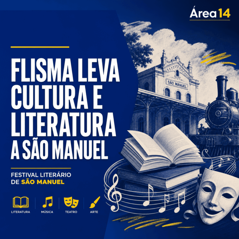 FLISMA COMEÇA NESTA QUINTA EM SÃO MANUEL COM PROGRAMAÇÃO GRATUITA DE CULTURA E LITERATURA