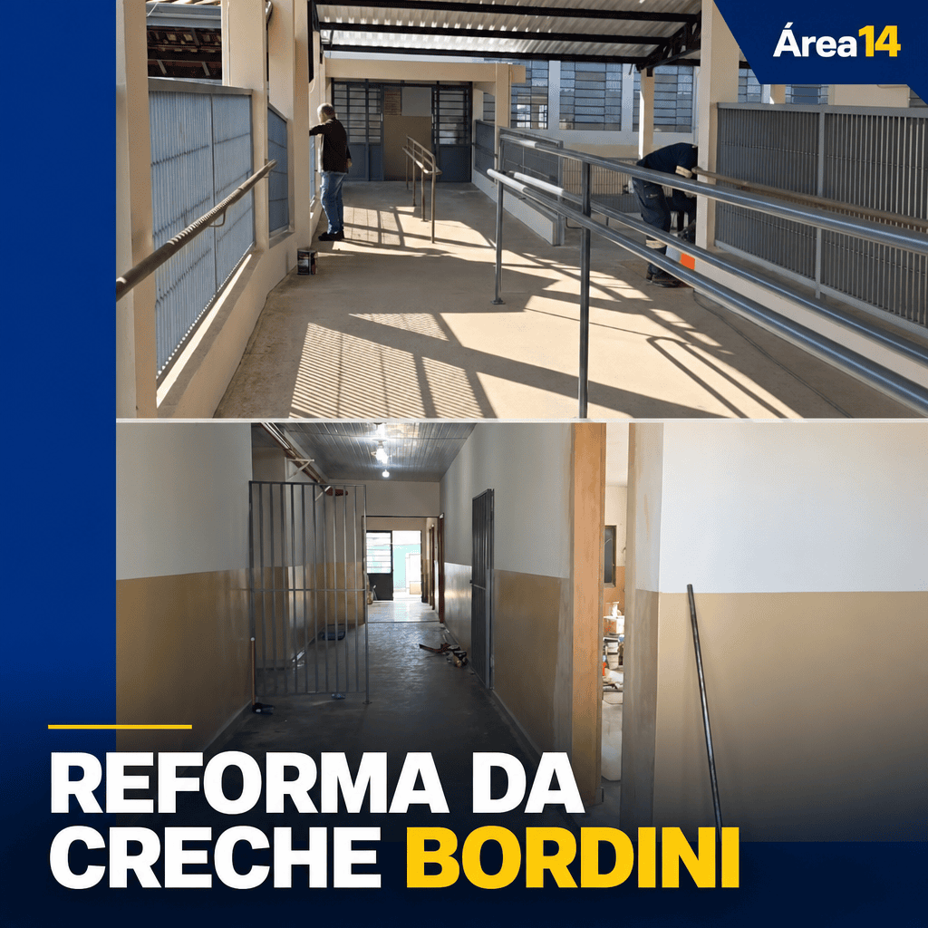 PREFETTO DE SÃO MANUEL MOSTRA REFORMA DA CRECHE BORDINI NO SÃO GERALDO