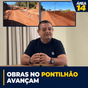 OBRAS NO PONTILHÃO AVANÇAM E PREFEITURA INICIA CONSTRUÇÃO DE TERCEIRA FAIXA EM VIA DE ACESSO
