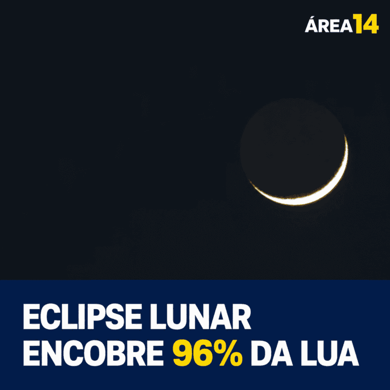 ECLIPSE LUNAR VAI ENCOBRIR 96,2% DA LUA E PODERÁ SER VISTO DE SÃO MANUEL E REGIÃO NESTA MADRUGADA