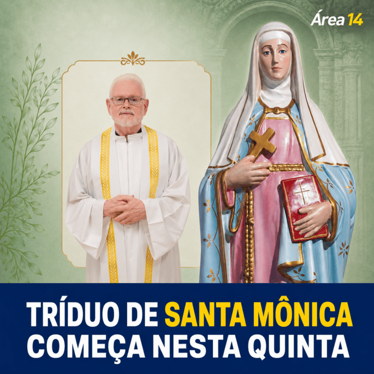 TRÍDUO DE SANTA MÔNICA COMEÇA NESTA QUINTA-FEIRA