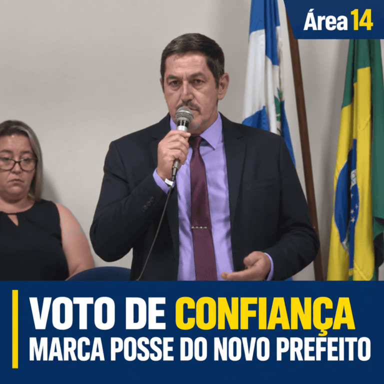 VOTO DE CONFIANÇA MARCA POSSE DE ADEMIR “SPOCK” COMO PREFEITO DE PRATÂNIA