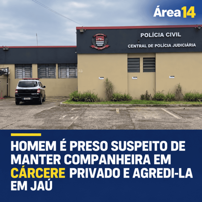 HOMEM É PRESO SUSPEITO DE MANTER COMPANHEIRA EM CÁRCERE PRIVADO E AGREDI-LA EM JAÚ