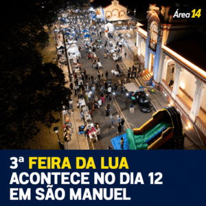 3ª FEIRA DA LUA ACONTECE NO DIA 12 NA ESTAÇÃO FERROVIÁRIA DE SÃO MANUEL