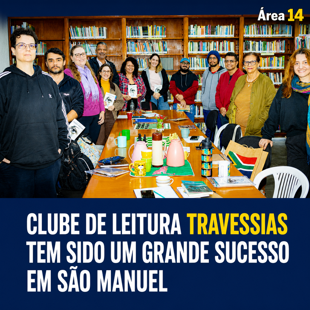 CLUBE DE LEITURA TRAVESSIAS TEM SIDO UM GRANDE SUCESSO EM SÃO MANUEL