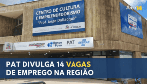 PAT DE SÃO MANUEL DIVULGA NOVAS VAGAS DE EMPREGO EM SÃO MANUEL, BOTUCATU E LENÇÓIS PAULISTA