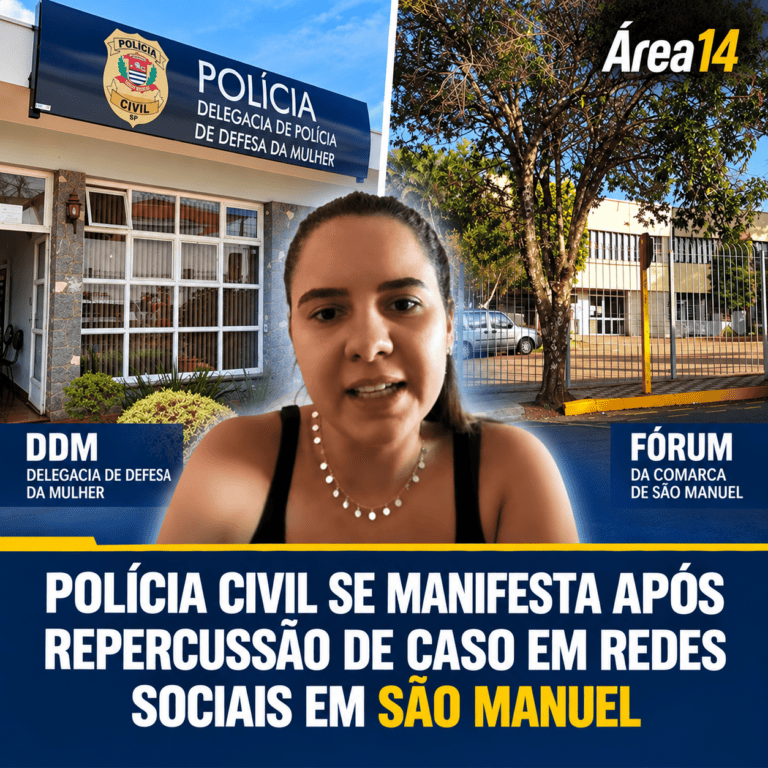 POLÍCIA CIVIL SE MANIFESTA APÓS REPERCUSSÃO DE CASO EM REDES SOCIAIS EM SÃO MANUEL