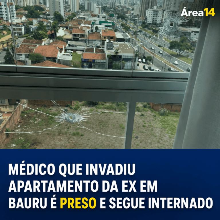 MÉDICO QUE INVADIU APARTAMENTO DA EX EM BAURU É PRESO E SEGUE INTERNADO