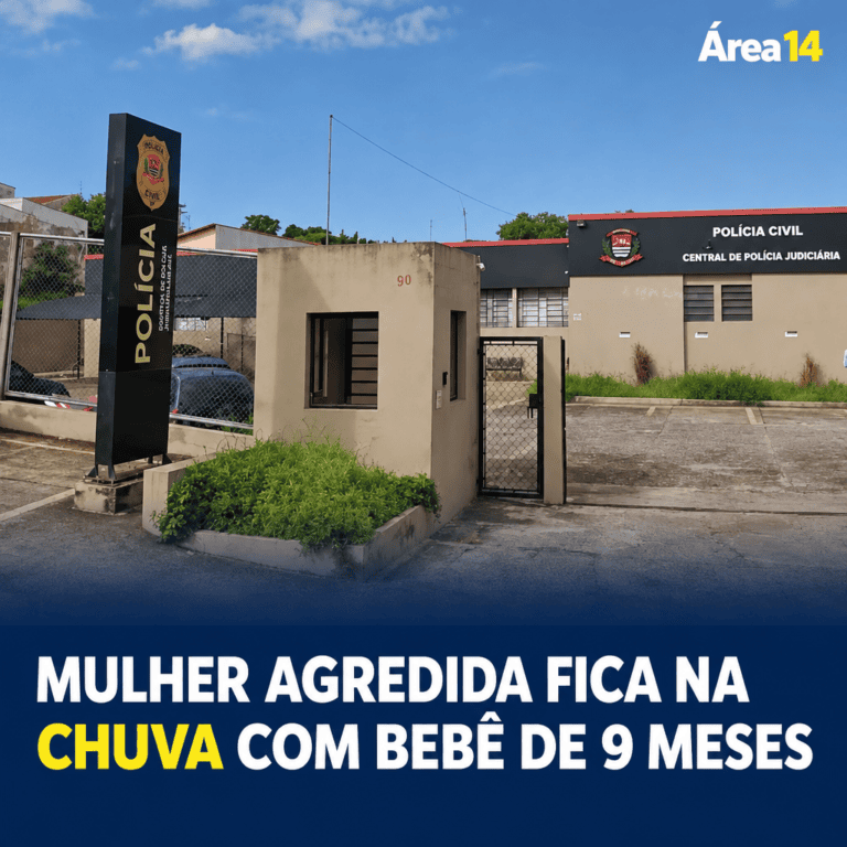 MULHER AGREDIDA PELO COMPANHEIRO FICA NA CHUVA COM BEBÊ DE 9 MESES EM IGARAÇU DO TIETÊ