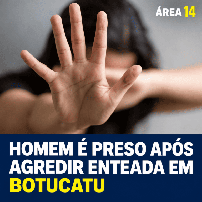 HOMEM É PRESO APÓS AGREDIR ENTEADA EM BOTUCATU