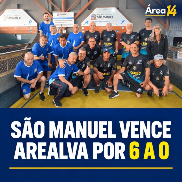 SÃO MANUEL VENCE AREALVA POR 6 A 0 E GARANTE VAGA NAS FINAIS DA COPA SUDOESTE PAULISTA DE BOCHA RAFA