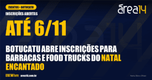 Botucatu abre inscrições para barracas e food trucks do Natal Encantado 2026