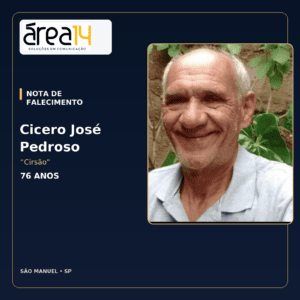 Falece Cicero José Pedroso aos 76 anos