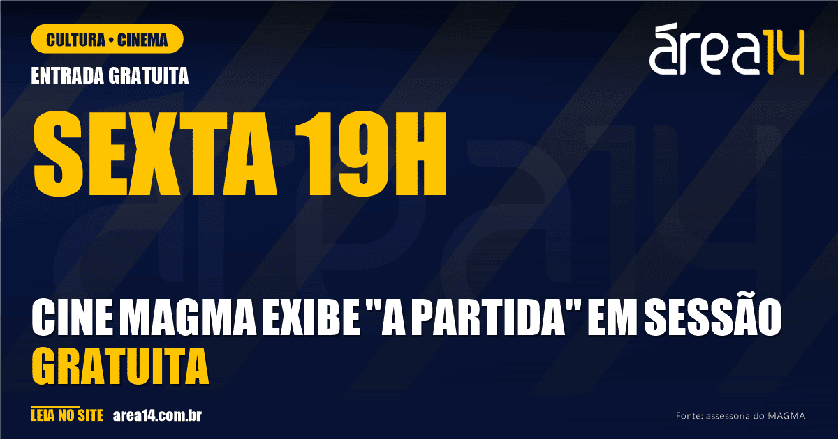 Cine MAGMA exibe "A Partida" em sessão gratuita nesta sexta