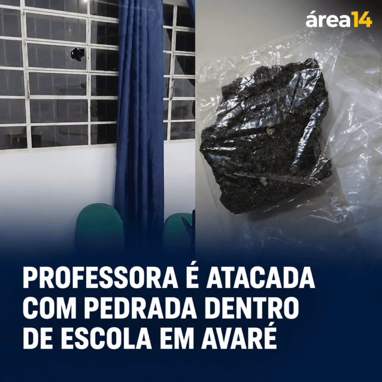 PROFESSORA É ATACADA COM PEDRADA DENTRO DE ESCOLA MUNICIPAL EM AVARÉ