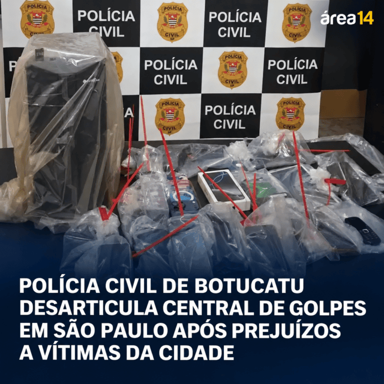 POLÍCIA CIVIL DE BOTUCATU DESARTICULA CENTRAL DE GOLPES EM SÃO PAULO APÓS PREJUÍZOS A VÍTIMAS DA CIDADE