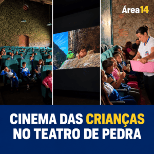 CINEMA DAS CRIANÇAS COMEÇA NO TEATRO DE PEDRA E SEGUE ATÉ 19 DE OUTUBRO EM SÃO MANUEL