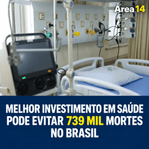 MELHOR INVESTIMENTO EM SAÚDE PODE EVITAR 739 MIL MORTES NO BRASIL