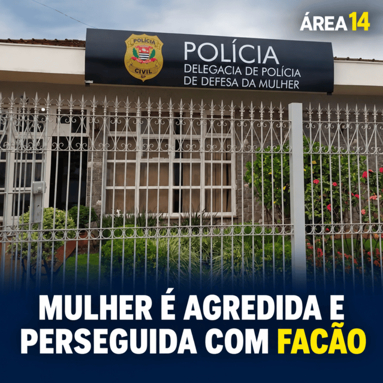 MULHER É AGREDIDA PELO COMPANHEIRO, FOGE E ACABA PERSEGUIDA COM FACÃO EM SÃO MANUEL