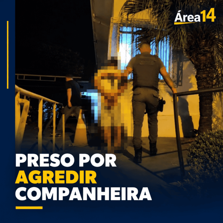HOMEM DE 41 ANOS É PRESO SUSPEITO DE AGREDIR COMPANHEIRA EM AREIÓPOLIS
