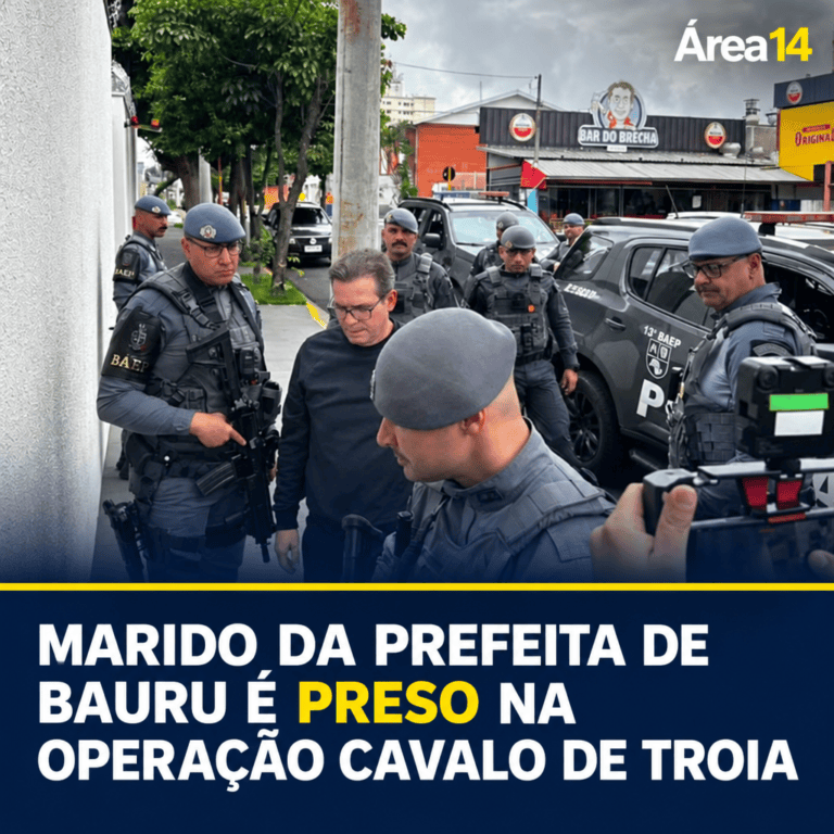 MARIDO DA PREFEITA DE BAURU É PRESO NA OPERAÇÃO CAVALO DE TROIA