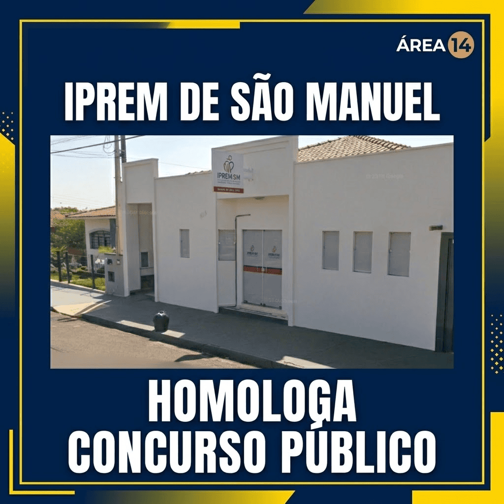 IPREM DE SÃO MANUEL HOMOLOGA CONCURSO PÚBLICO PARA O CARGO DE CONTADOR