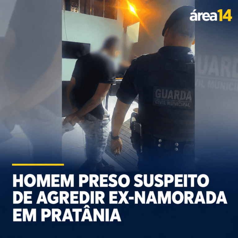 HOMEM É PRESO SUSPEITO DE AGREDIR E MORDER ORELHA DA EX-NAMORADA EM PRATÂNIA