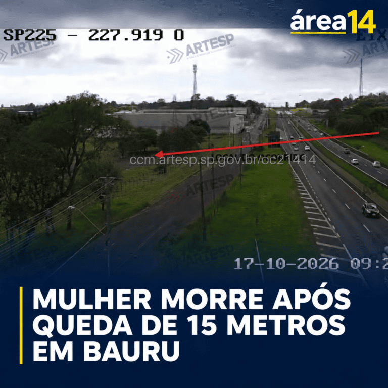 MULHER MORRE APÓS CAIR DE 15 METROS EM PRÉDIO ABANDONADO EM BAURU