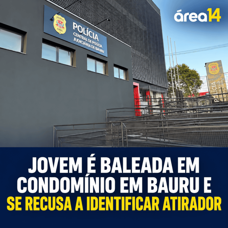 JOVEM É BALEADA EM CONDOMÍNIO EM BAURU E SE RECUSA A IDENTIFICAR ATIRADOR