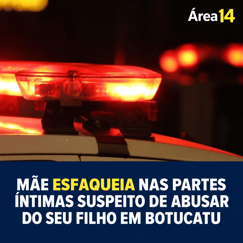 MÃE ESFAQUEIA NAS PARTES ÍNTIMAS SUSPEITO DE ABUSAR DO SEU FILHO EM BOTUCATU