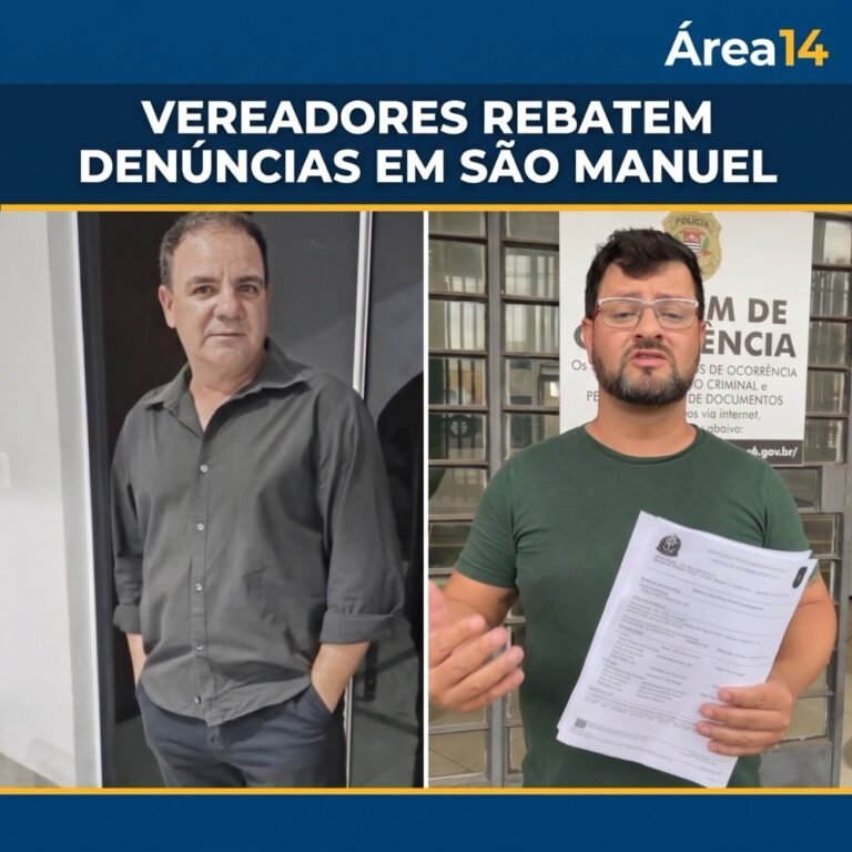 VEREADORES DE SÃO MANUEL REBATEM ACUSAÇÃO DE USO DE CONTA-LARANJA E PROMETEM AÇÃO JUDICIAL