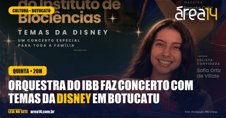 Orquestra do IBB faz concerto com temas da Disney em Botucatu nesta quinta