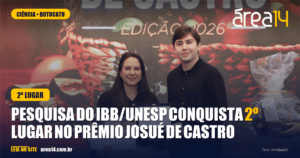 Pesquisa do IBB/Unesp conquista 2º lugar no Prêmio Josué de Castro