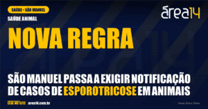 São Manuel passa a exigir notificação de casos de esporotricose em animais
